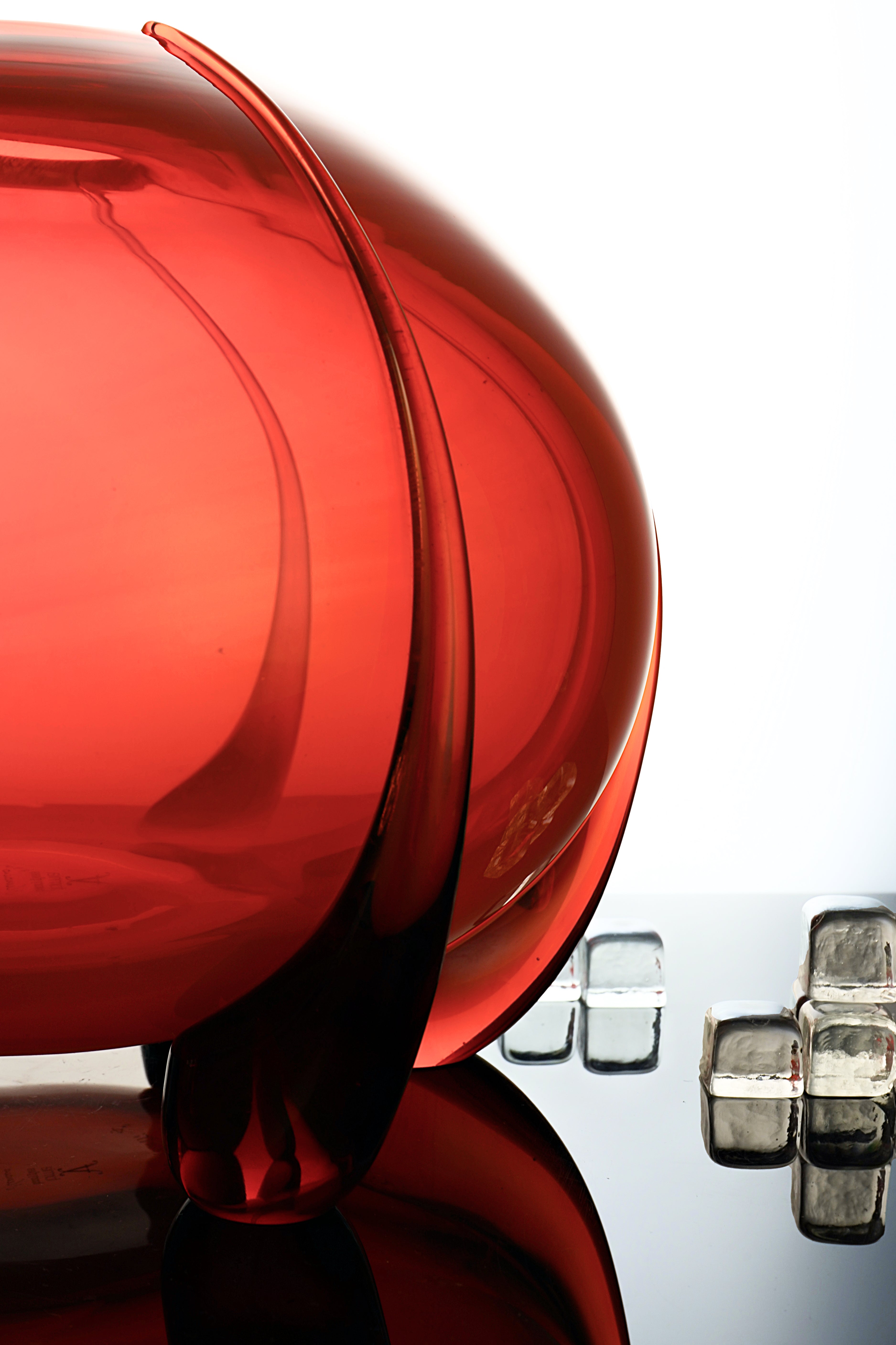 Formia Murano - Vaso BOLLE - Arancione