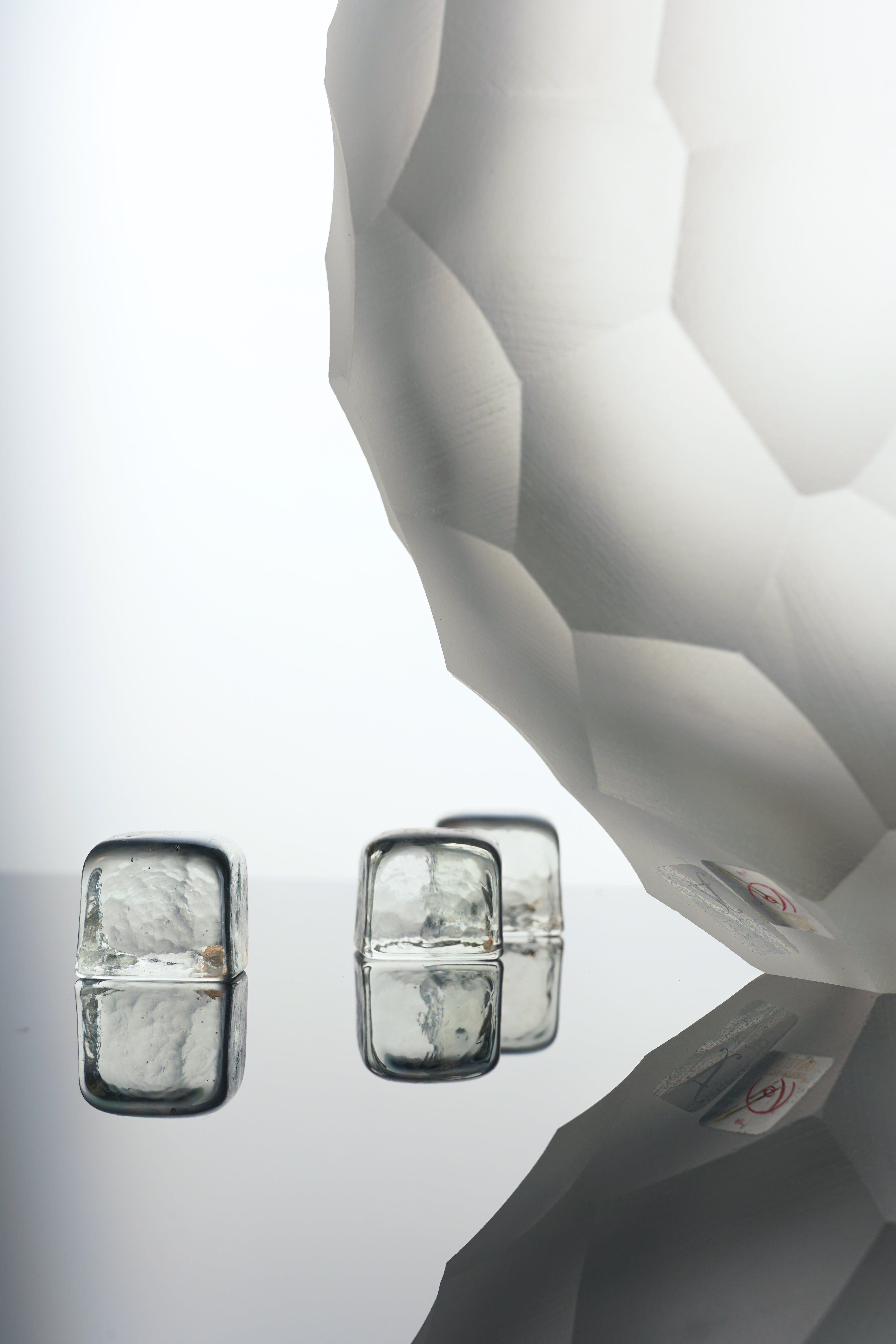 Vivarini Murano - EGG 玻璃雕塑 - 灰色