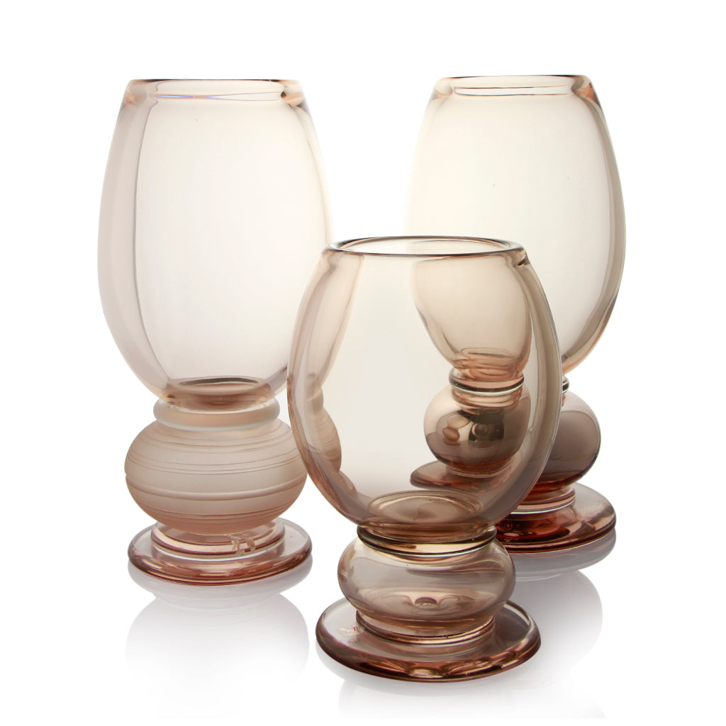 Enzo Miccio - SUSI 大号紫水晶玻璃花瓶 - 雕刻、打磨