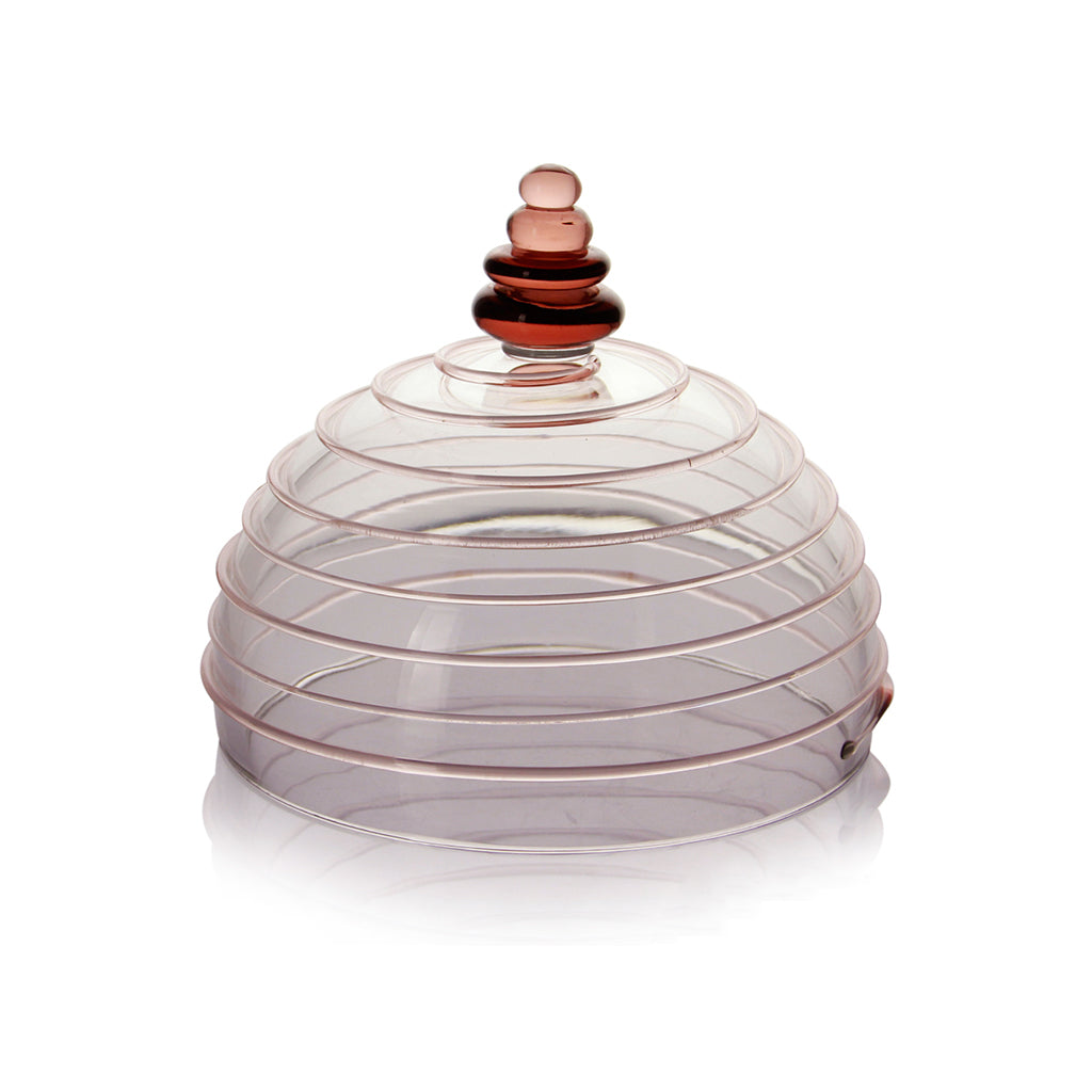 Enzo Miccio - Cloche in vetro ametista CANDY - Lucido