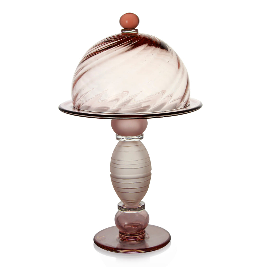 Enzo Miccio - BRIDE Amethyst Glass Cloche - Polished