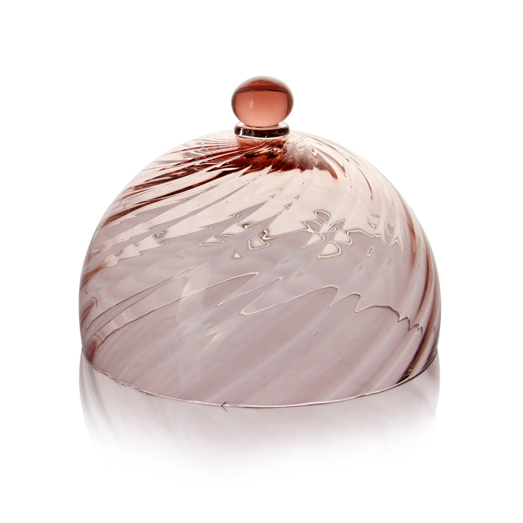 Enzo Miccio - BRIDE Amethyst Glass Cloche - Polished