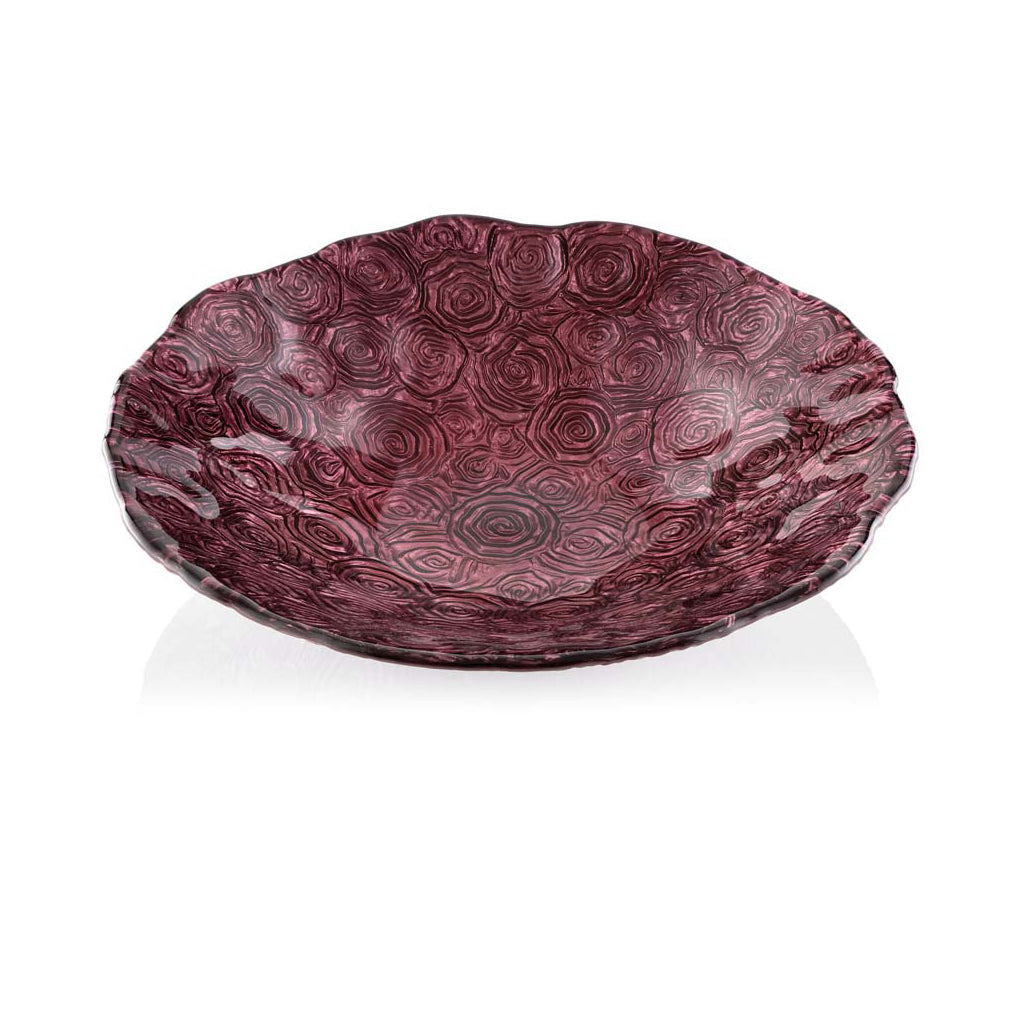 IVV Italian Glass - Roseto Bowl 33cm - Red