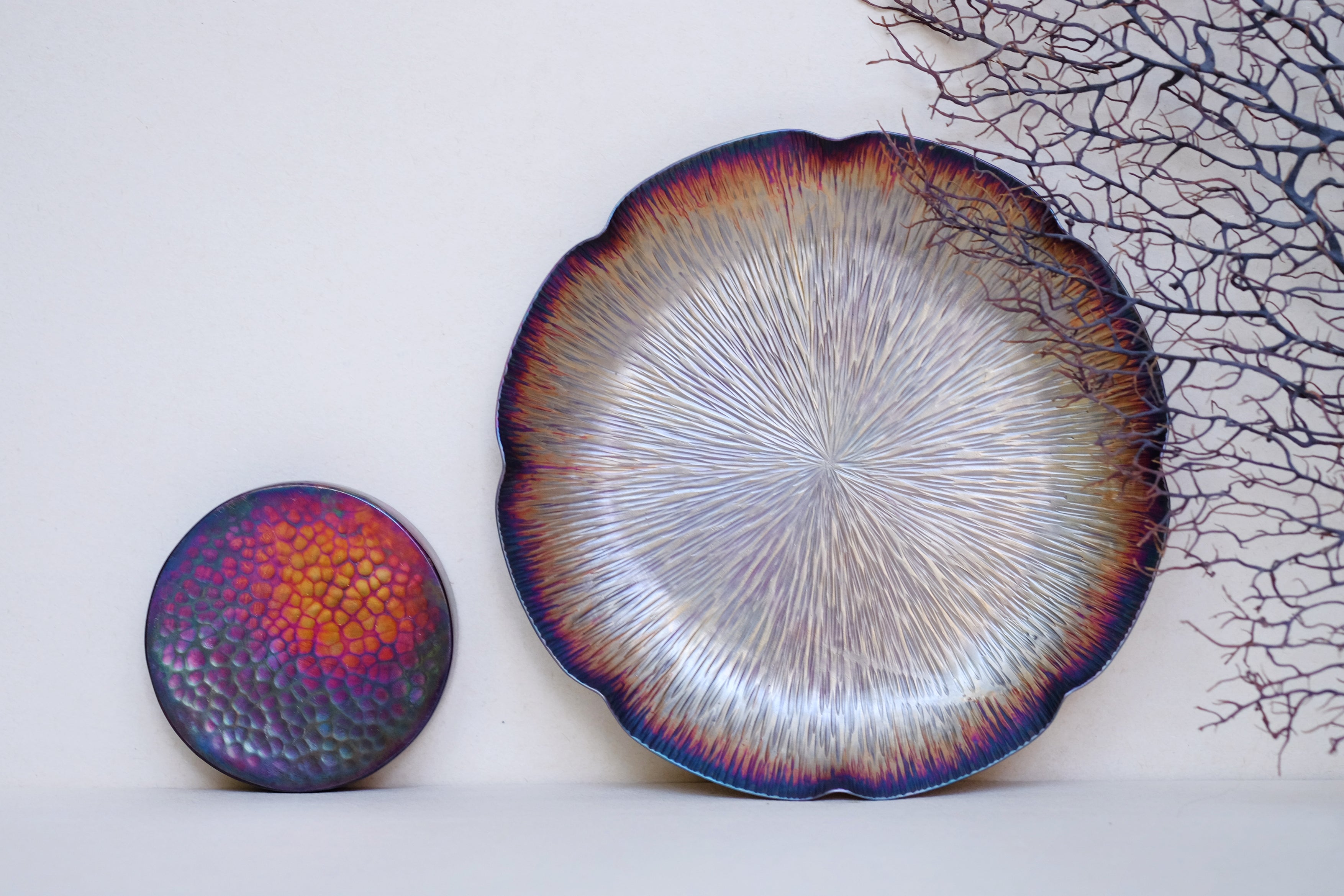 ORIENTO - Beaten Copper Tea Tray