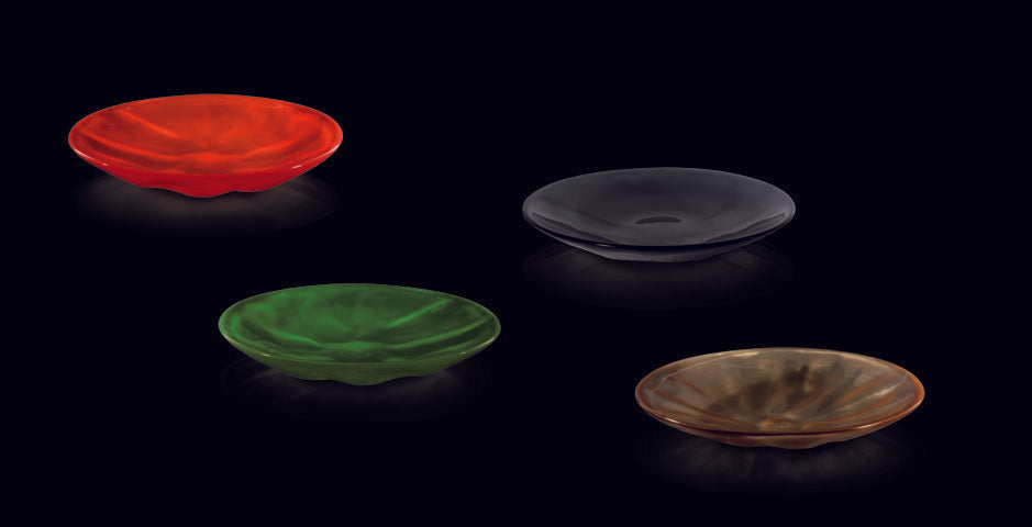 Armani Casa Deseo Centrepiece, handmade in Italy with exquisite craftsmanship. A sleek green design that adds sophistication and elegance to any living space.