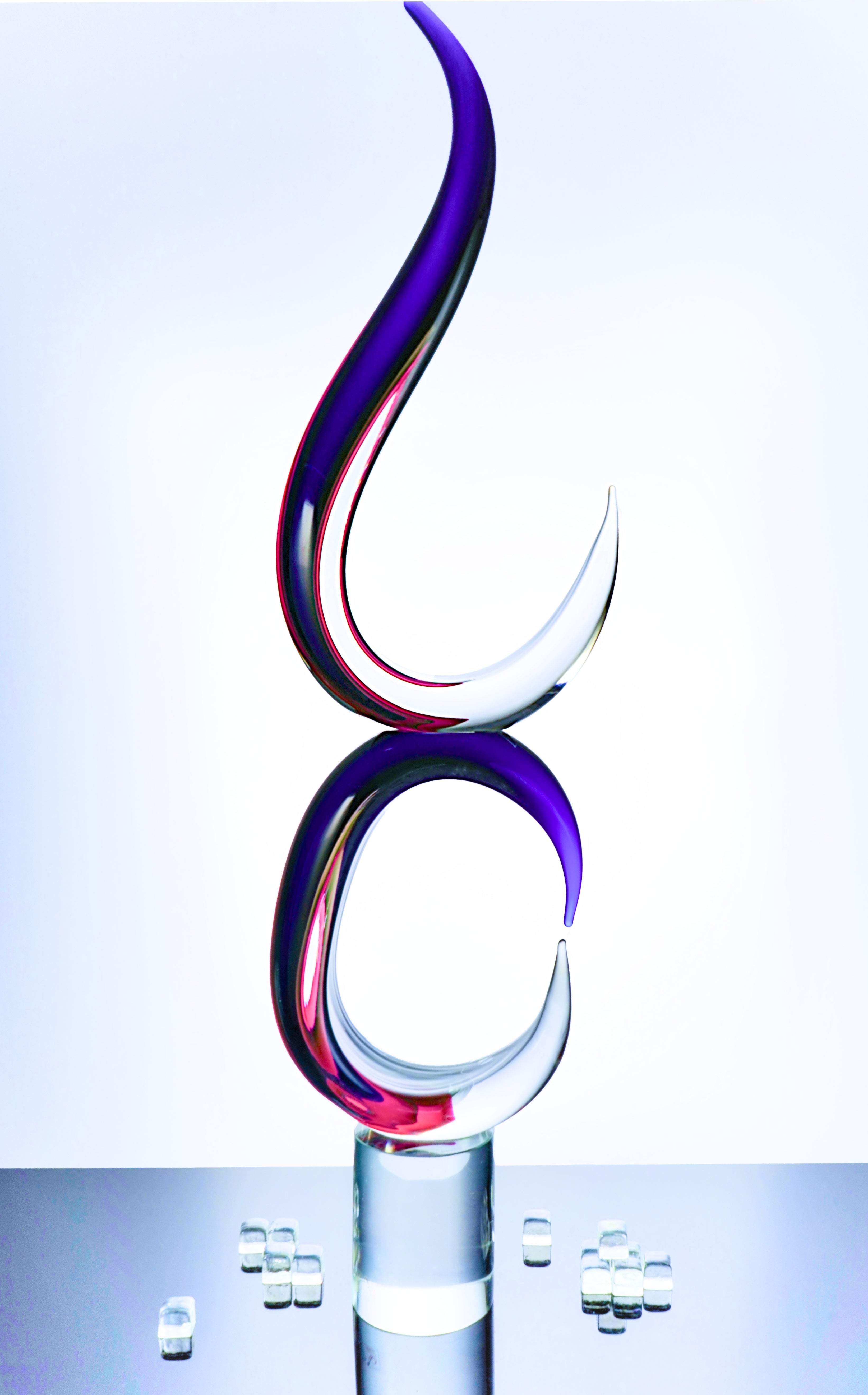 Formia Murano - Abstract Glass Sculpture - Multi Colour