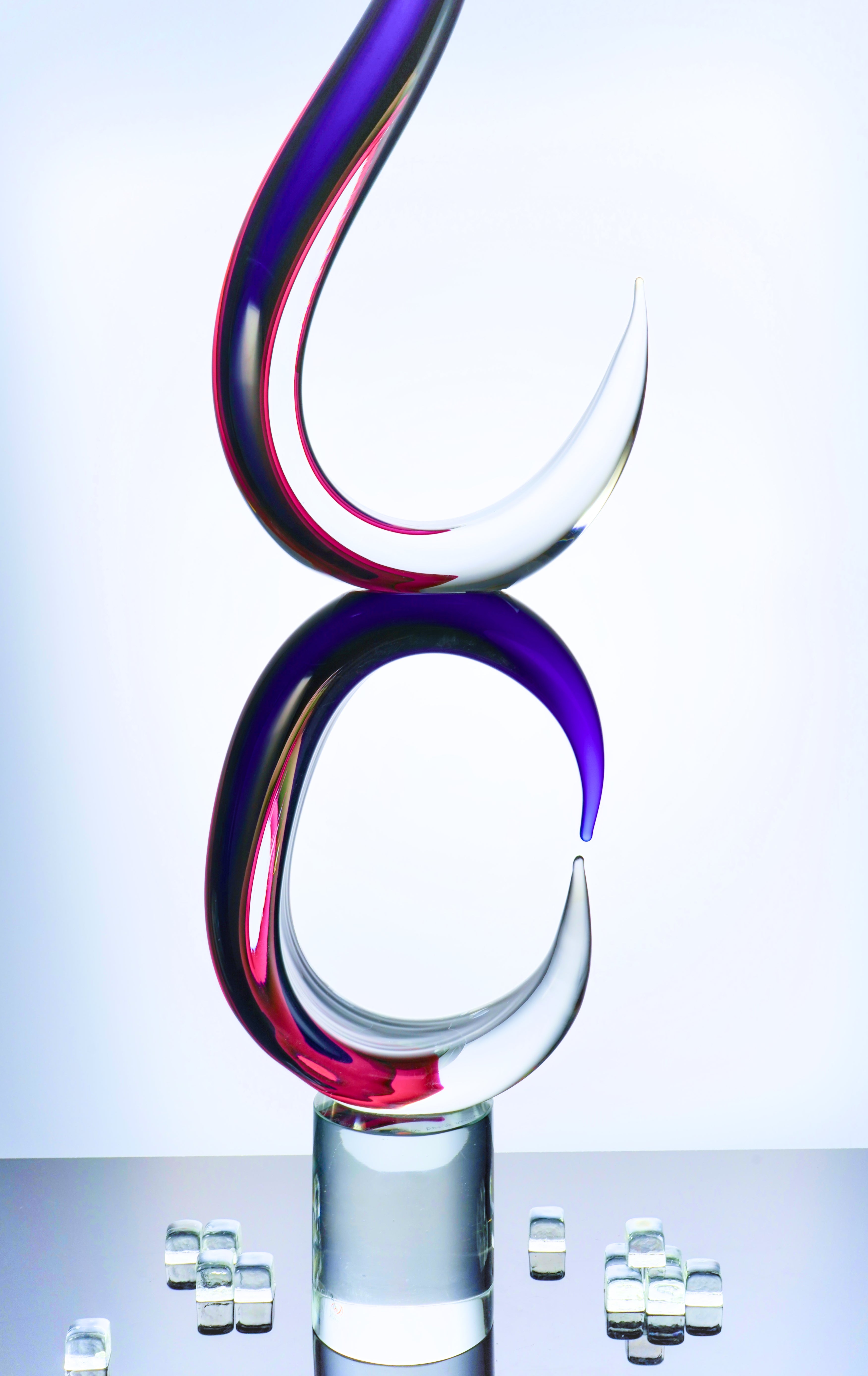 Formia Murano - Abstract Glass Sculpture - Multi Colour