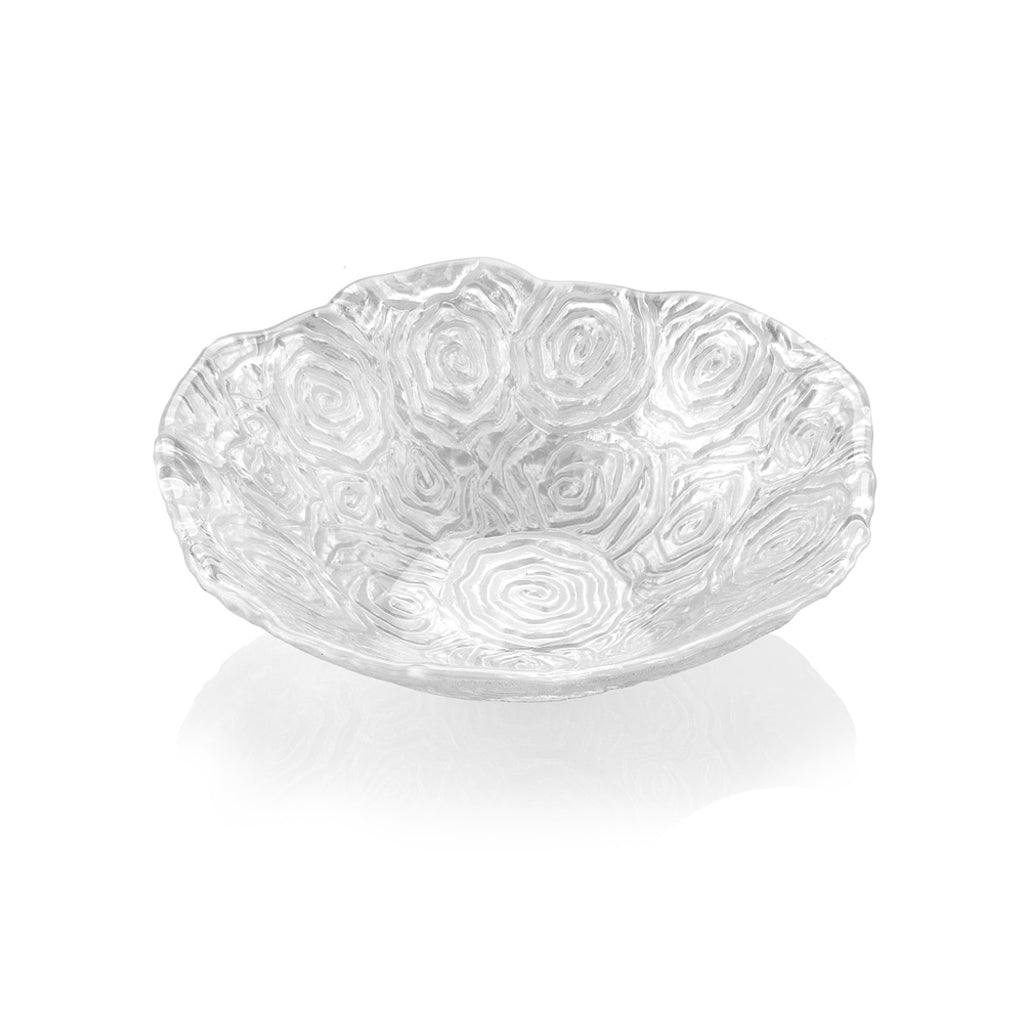 IVV Italian Glass - Roseto Bowl 19cm - Pearly White