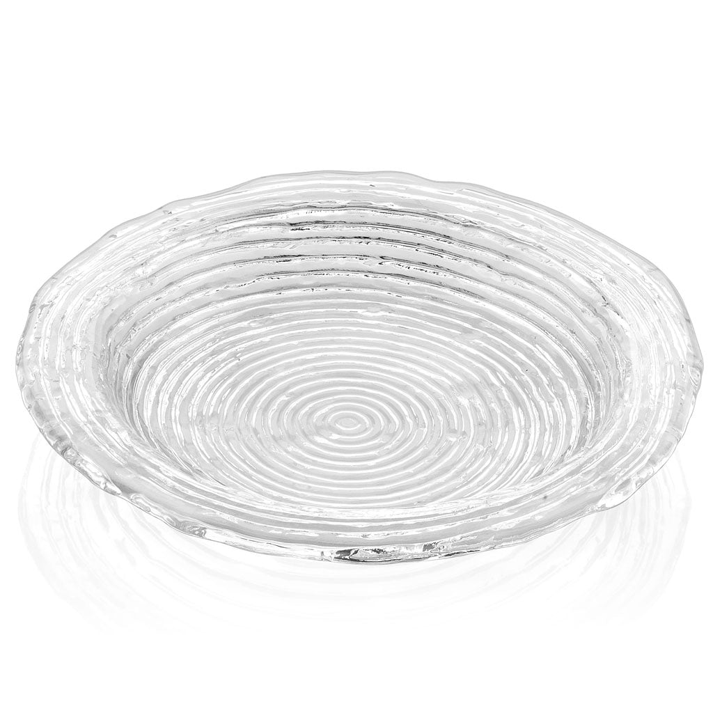 IVV Italian Glass - Wave Side Dish - Clear