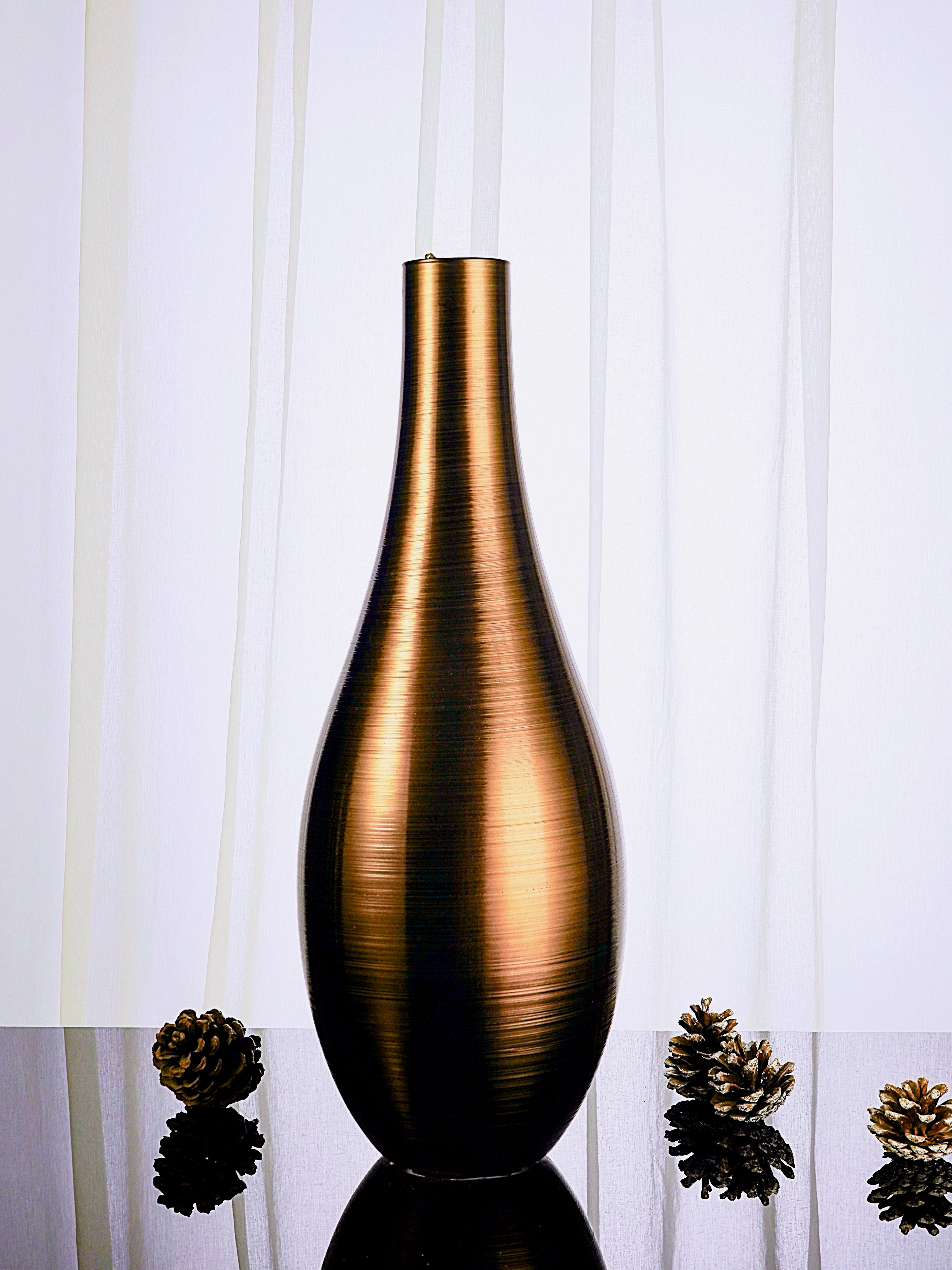 IVV Italian Glass - Bombay Vase - Tobacco