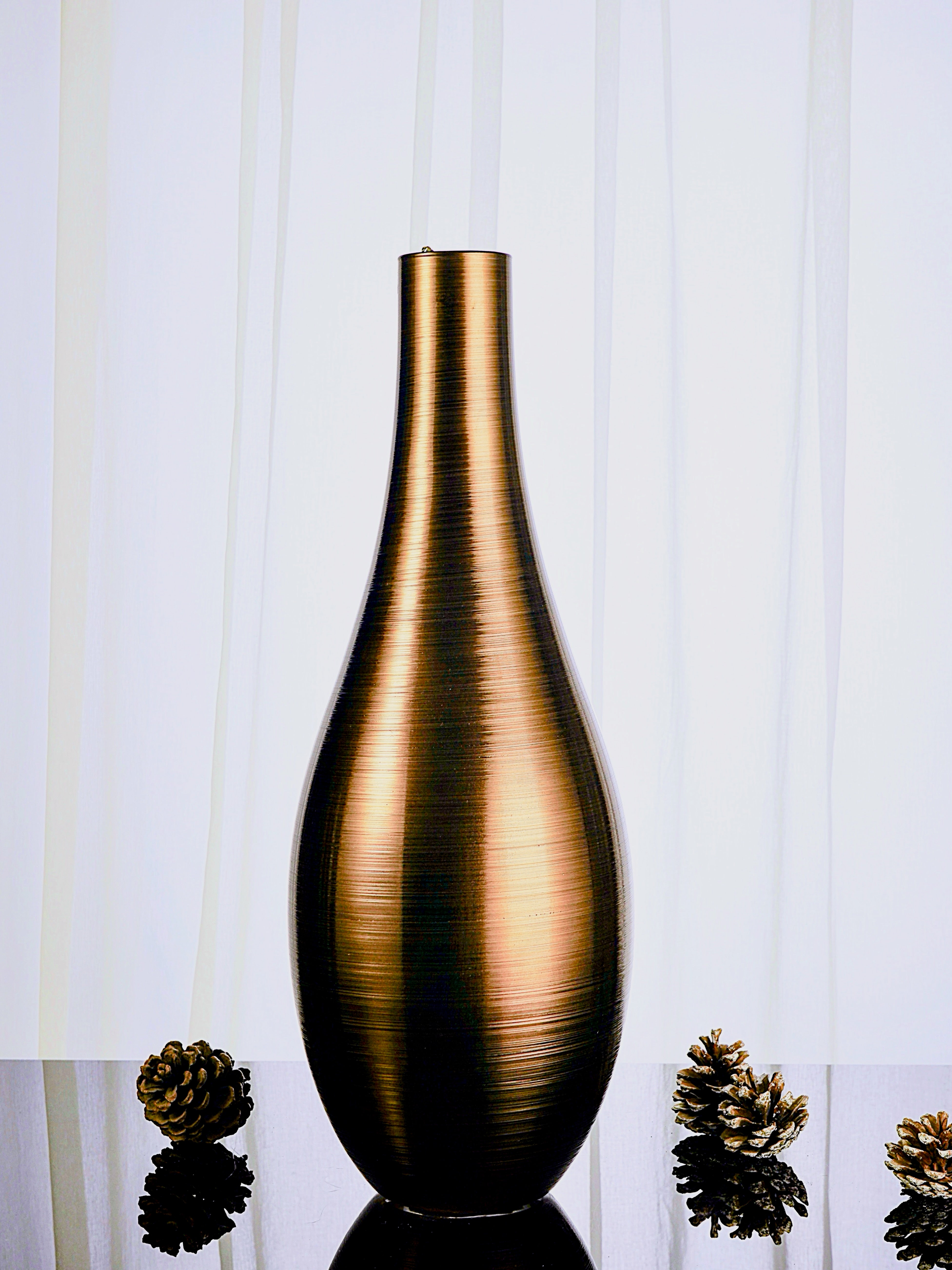 IVV Italian Glass - Bombay Vase - Tobacco