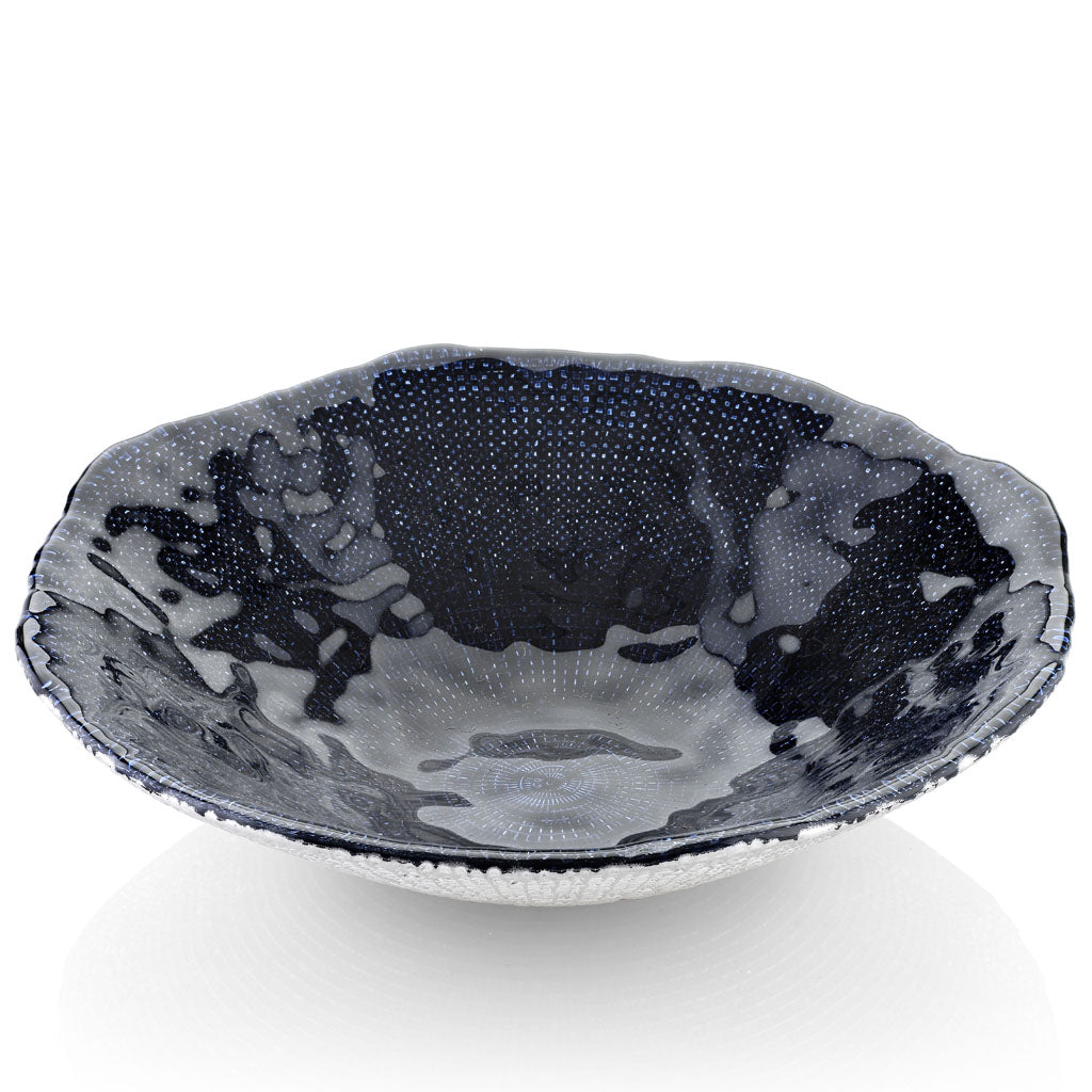 IVV Italian Glass - Diamond Bowl - Blue