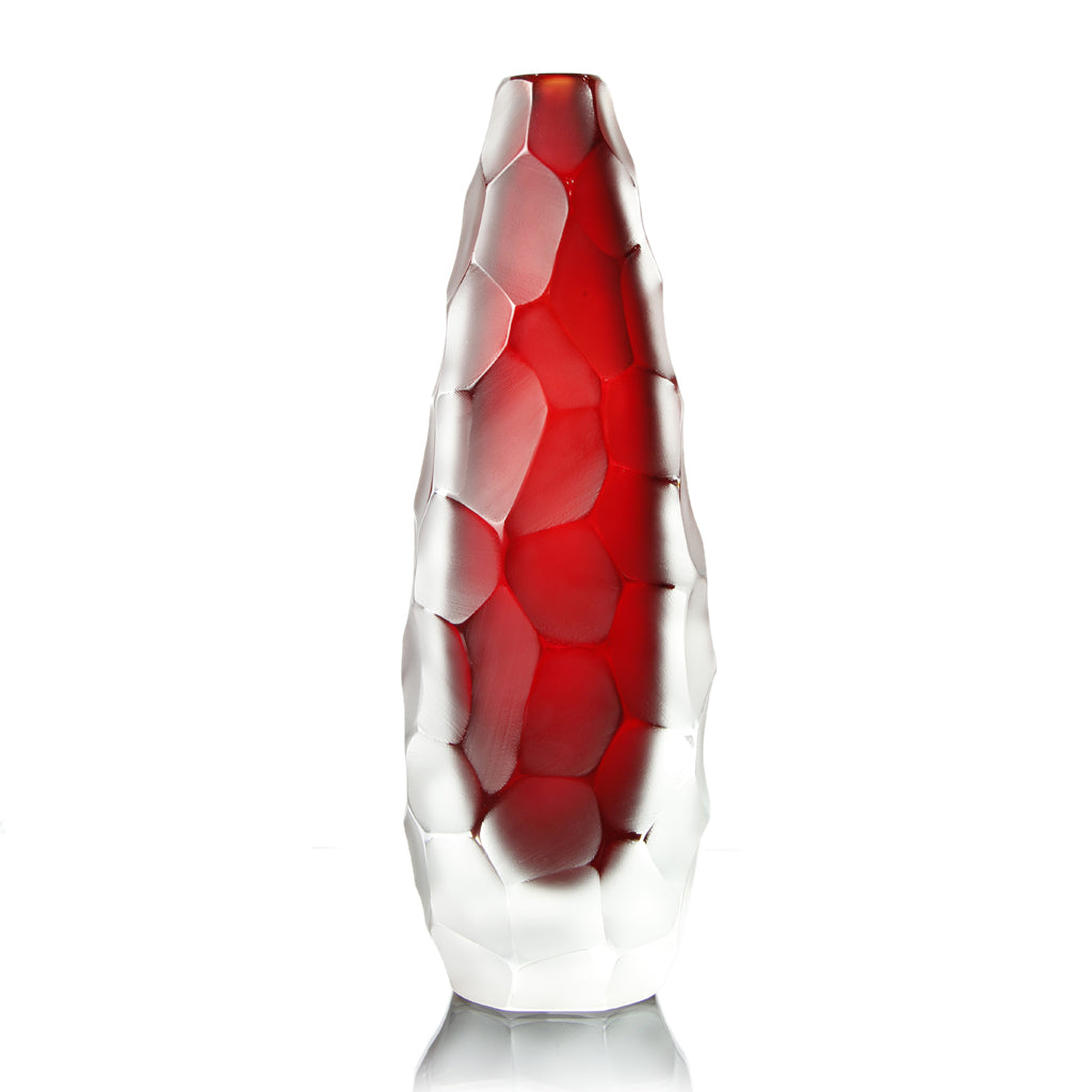 Formia Murano - Invidia Tall Vase - Red