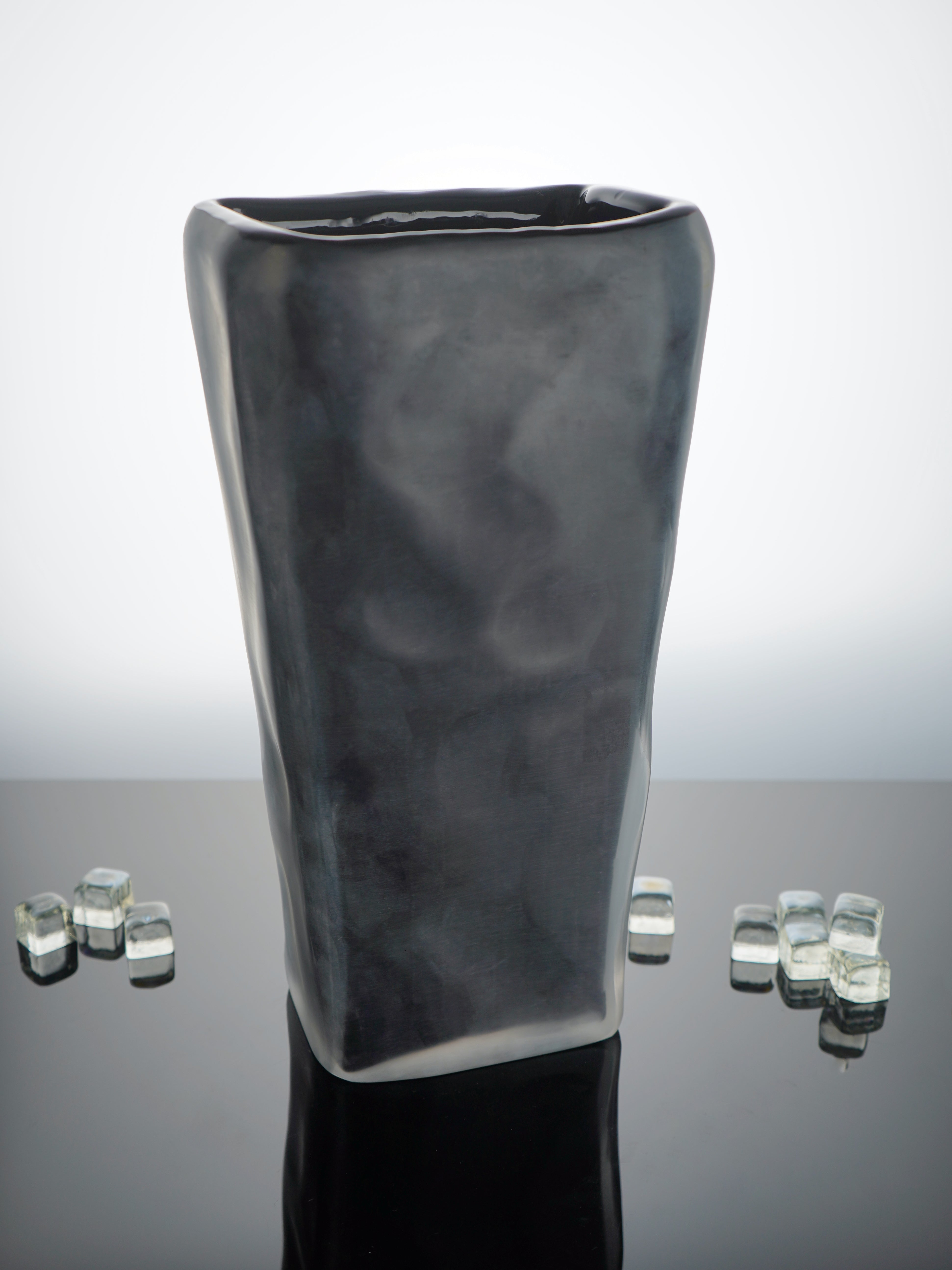 Vivarini Murano - Amorfo Vase- Black