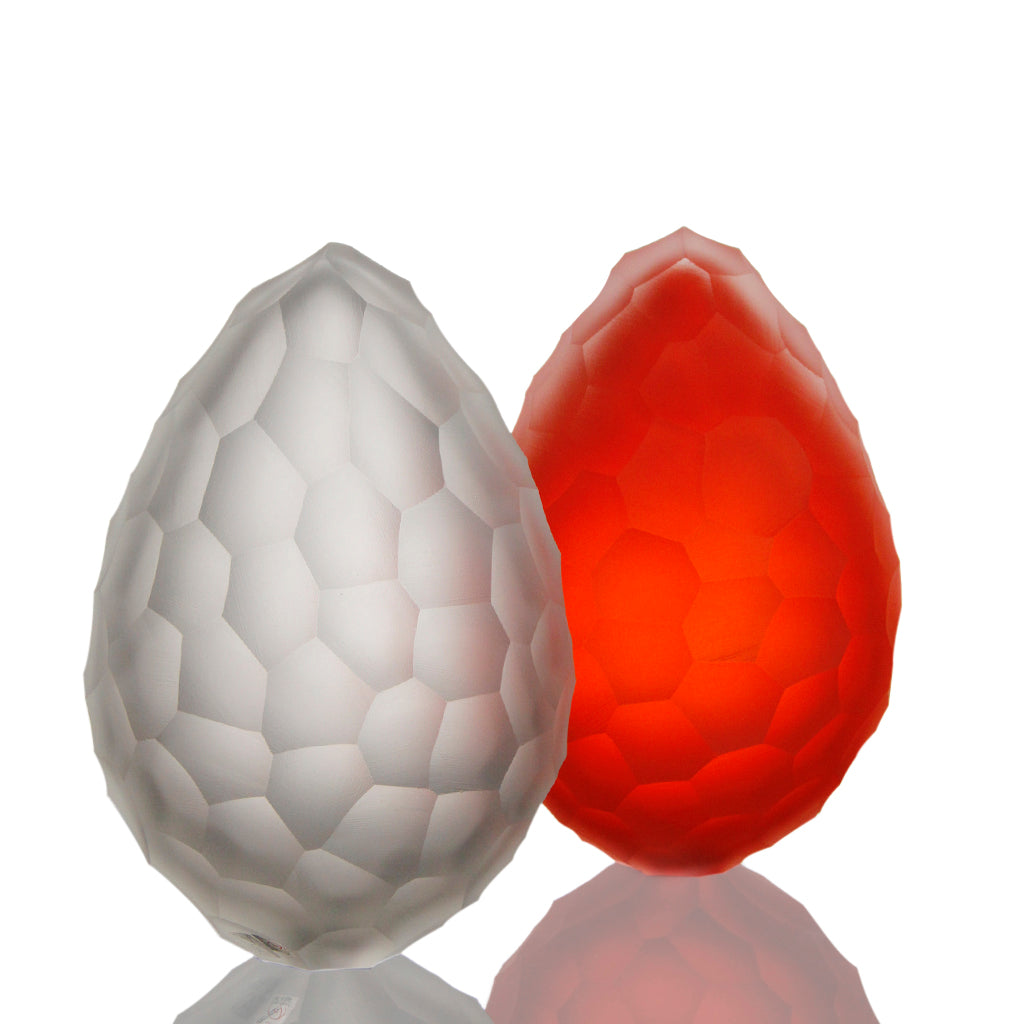 Vivarini Murano - EGG Glass Sculpture - Grey