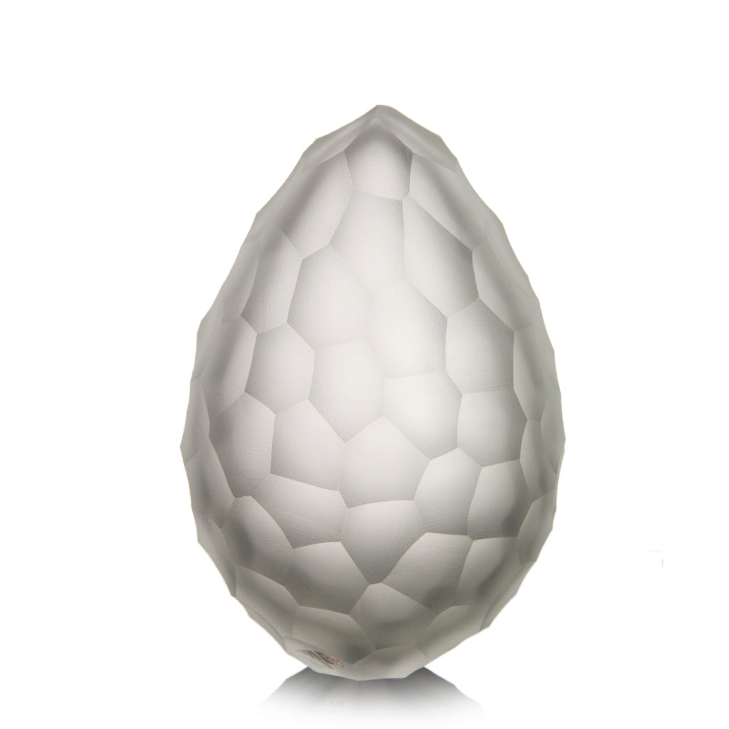 Vivarini Murano - EGG Glass Sculpture - Grey