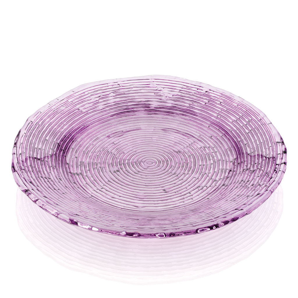 IVV Italian Glass - Multicolor Plate - Amethyst