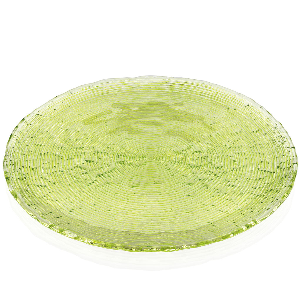 IVV Italian Glass - Multicolour Platter - Green