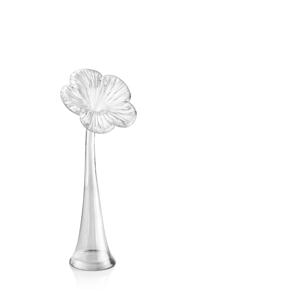 IVV Italian Glass - One Daisy Bud Vase Clear