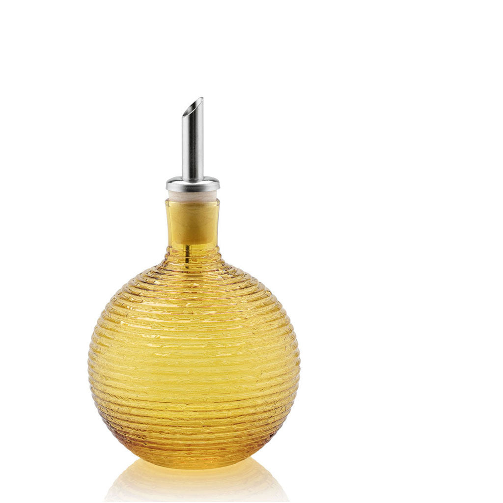 IVV Italian Glass - Wave Oil Bottle - Amber