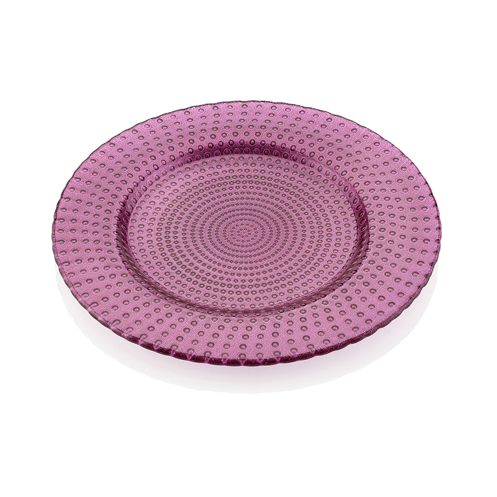 IVV Italian Glass - Sweet Charger Plate - Purple