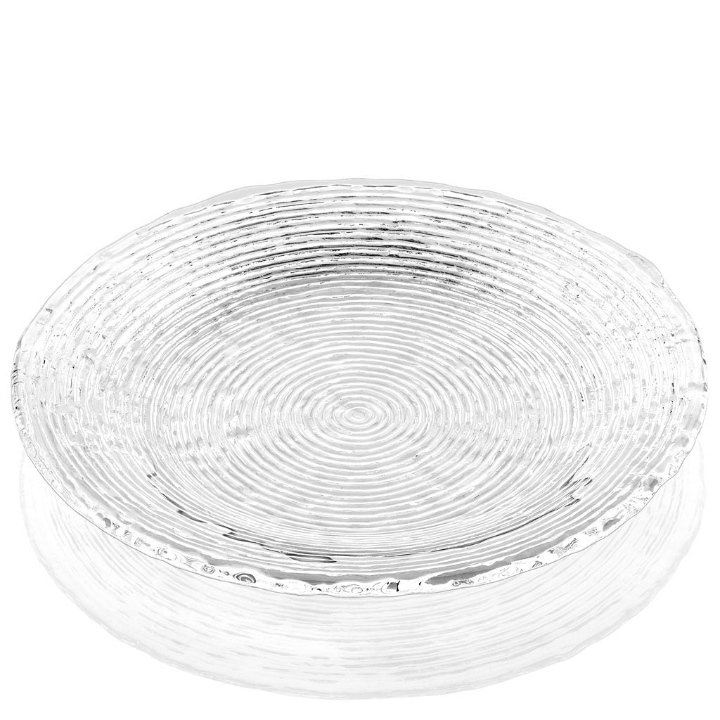 IVV Italian Glass - Wave Plate - Clear