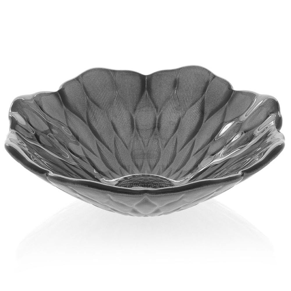 IVV Italian Glass - Lotus Bowl - Black