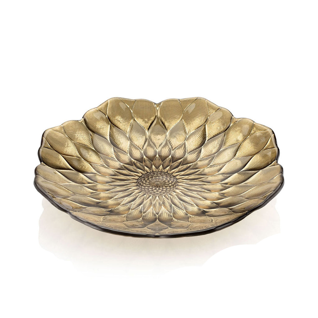 IVV Italian Glass - Lotus Centrepiece - Bronze