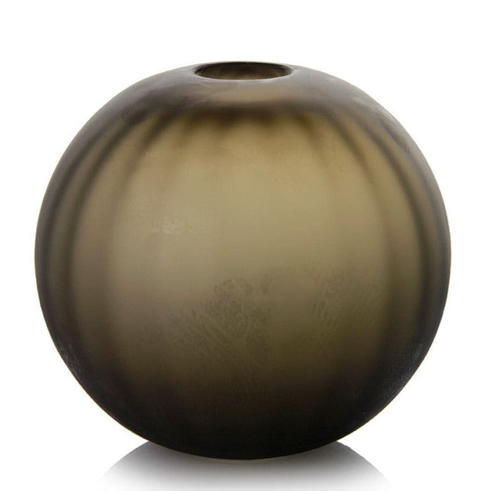 Armani Casa - Correnti Round Vase - Steel Tabacco