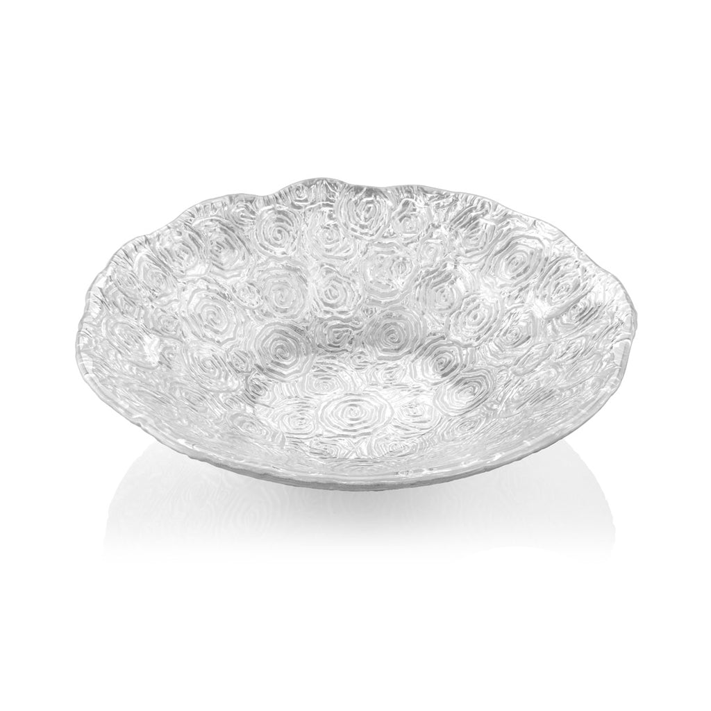 IVV Italian Glass - Roseto Bowl 33cml - Pearly White