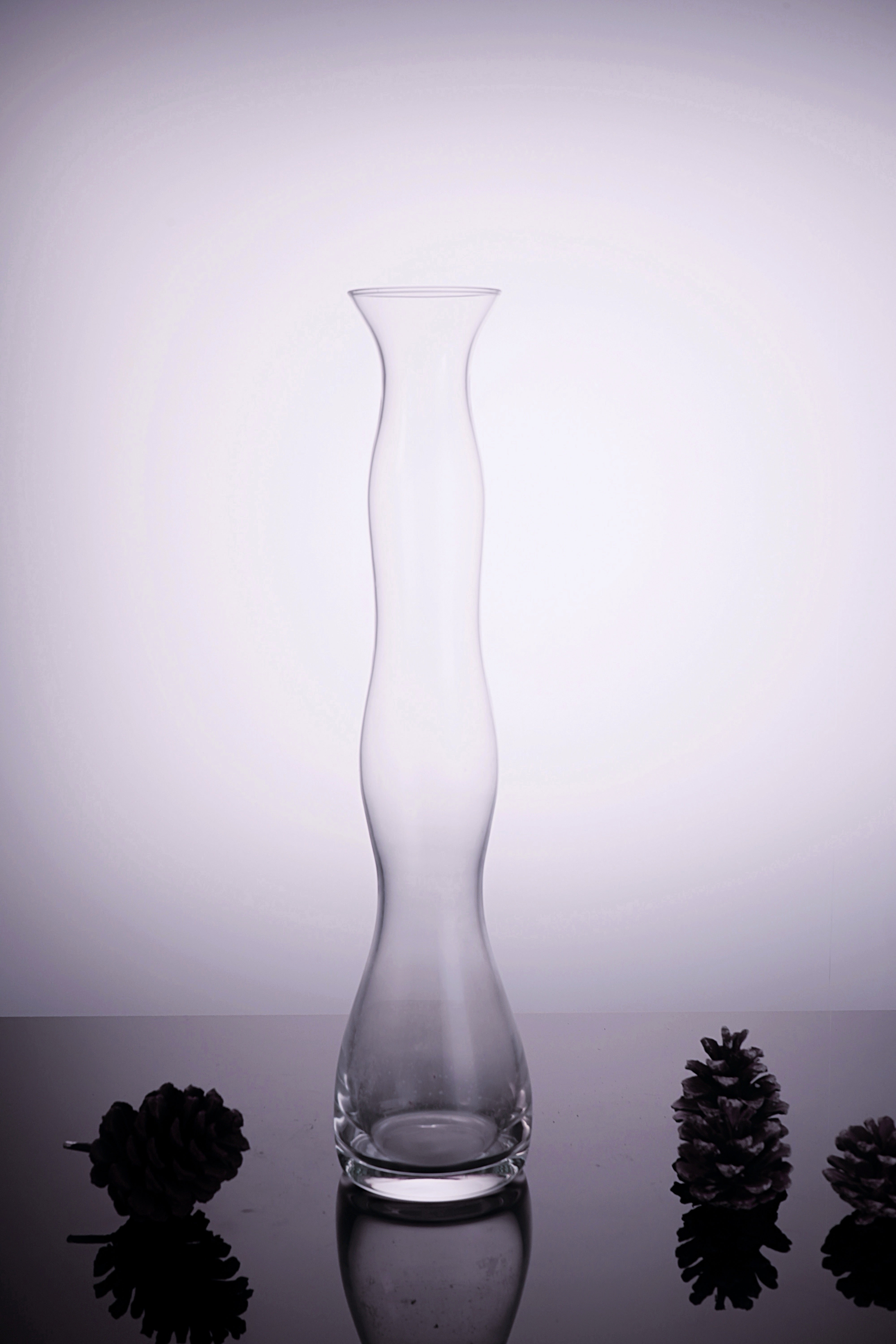 IVV Italian Glass - Style Vase -  Clear