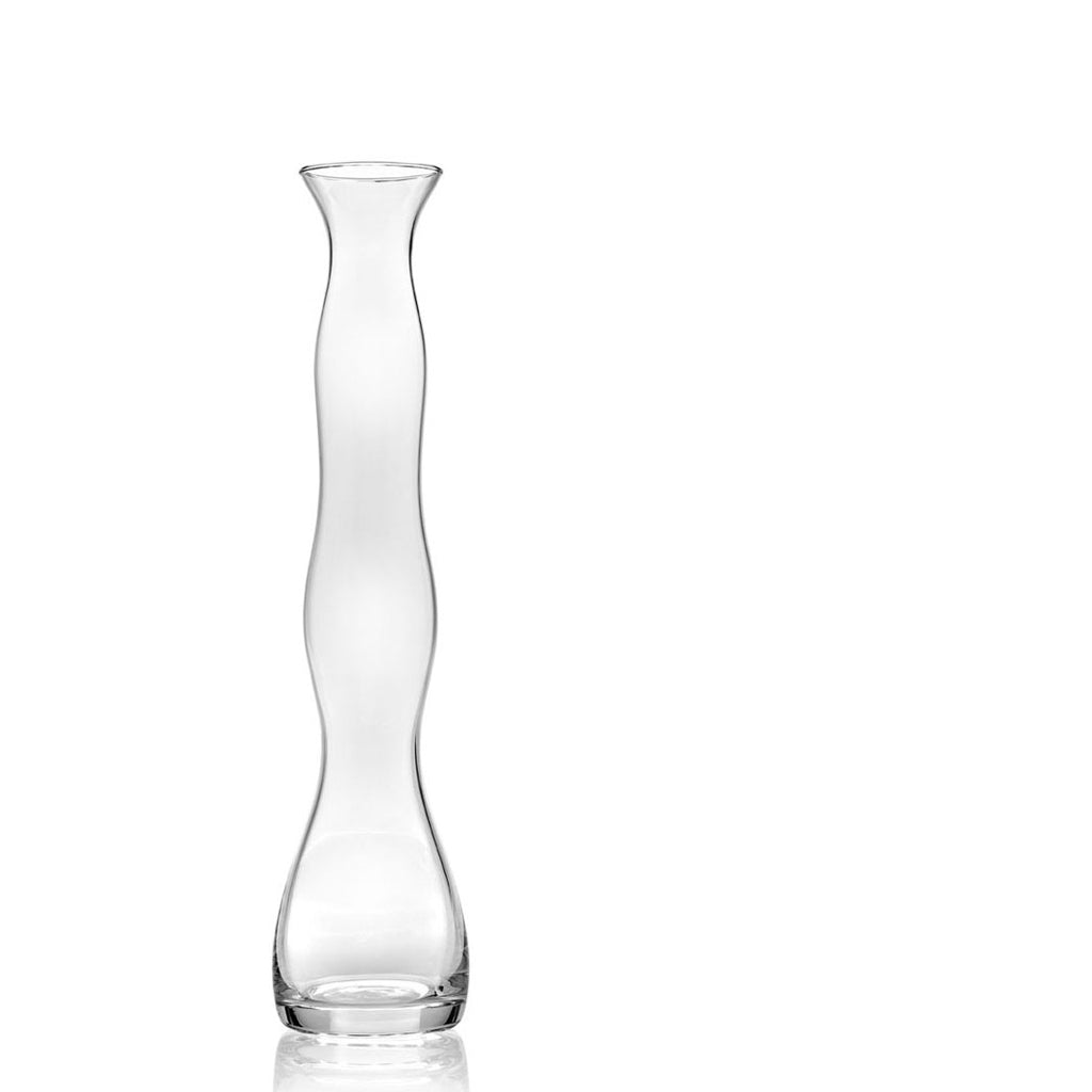 IVV Italian Glass - Style Vase -  Clear