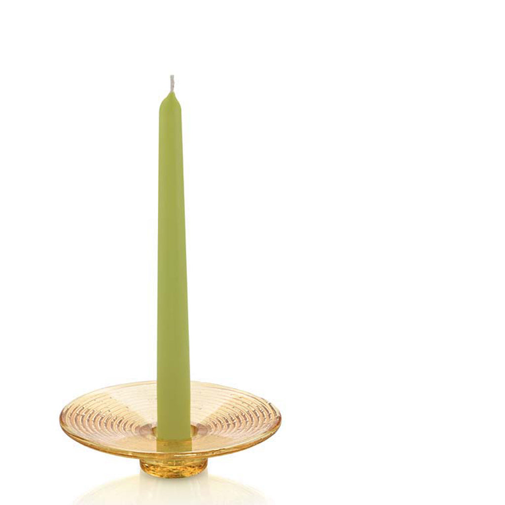 IVV Italian Glass - Multicolour Candle Holder - Amber