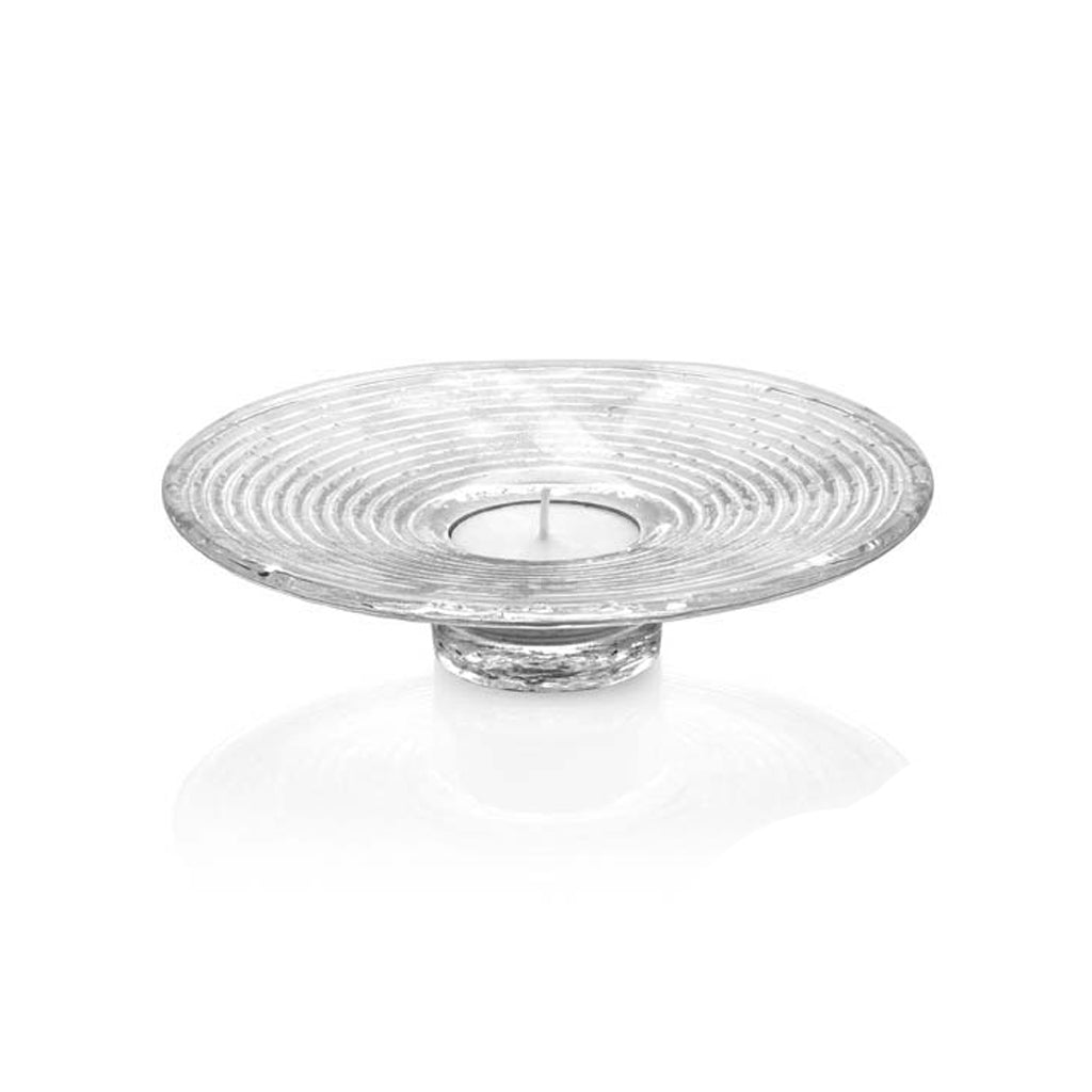 IVV Italian Glass - Wave Candle Votive - Clear