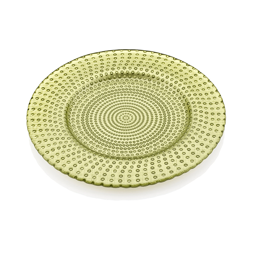 IVV Italian Glass - Sweet Charger Plate - Green