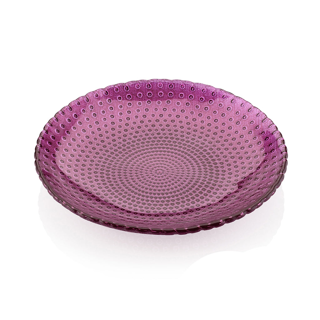 IVV Italian Glass - Sweet Plate 22cm - Purple