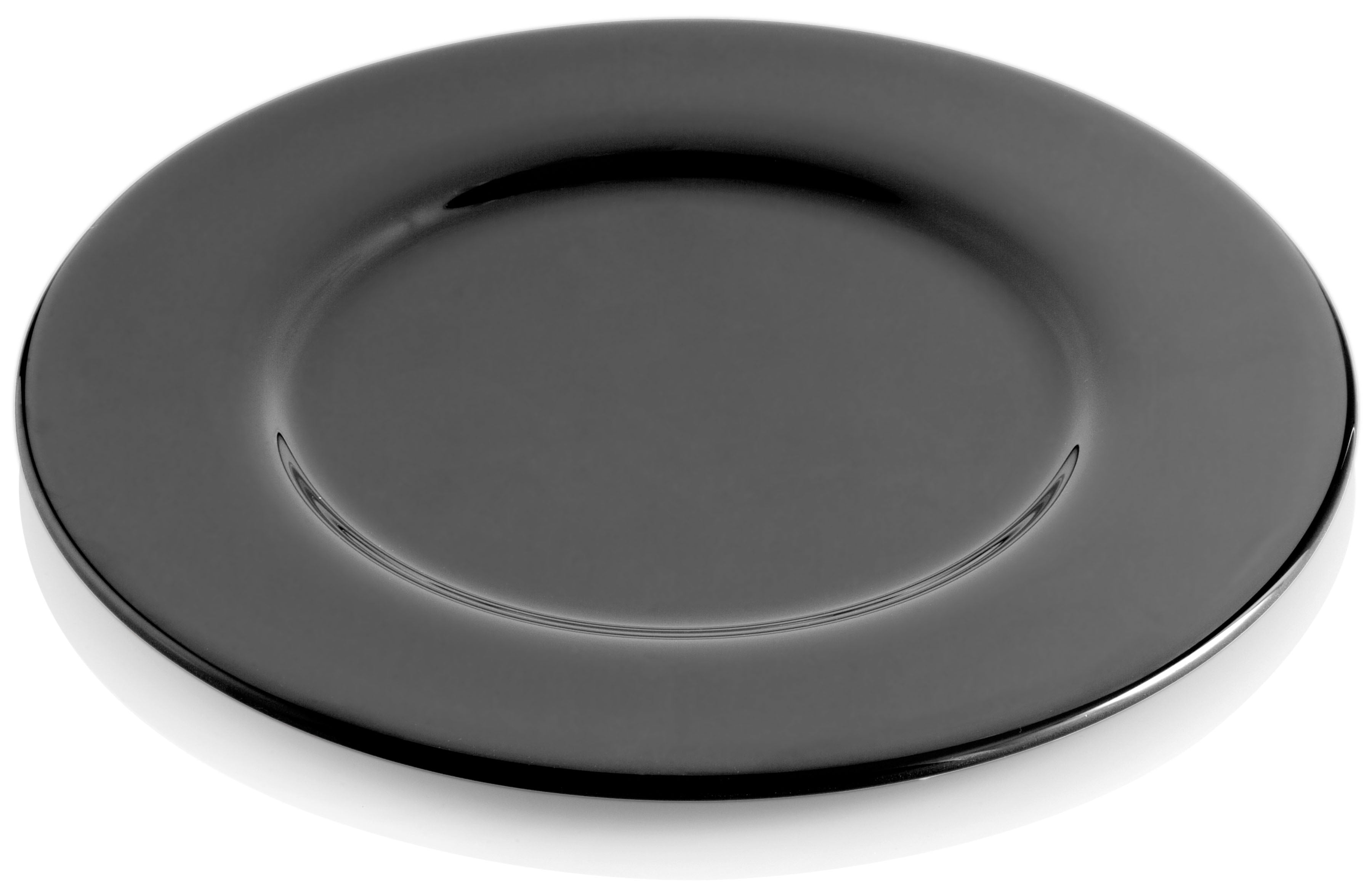 IVV Italian Glass - Aria Charger Plate - Black