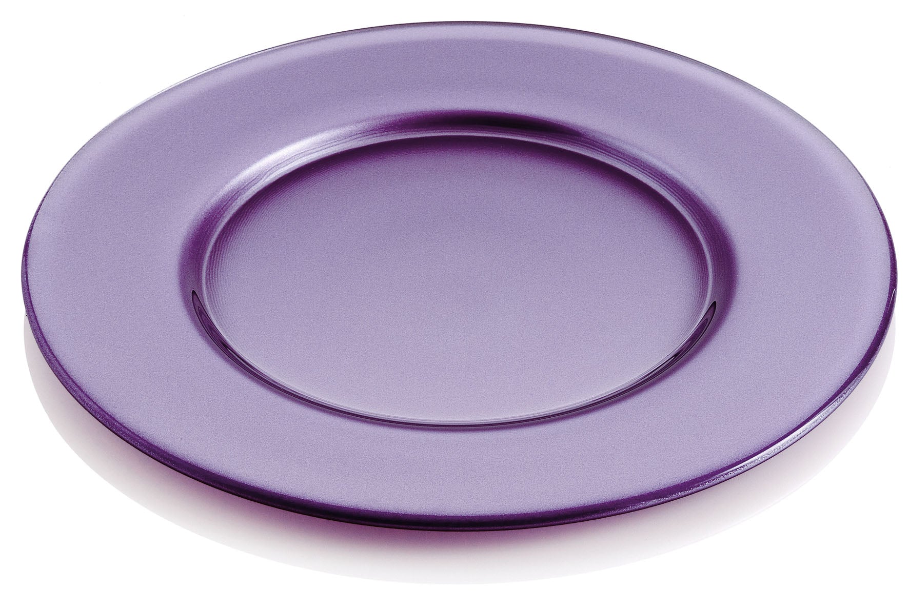 IVV Italian Glass - Aria Charger Plate - Purple