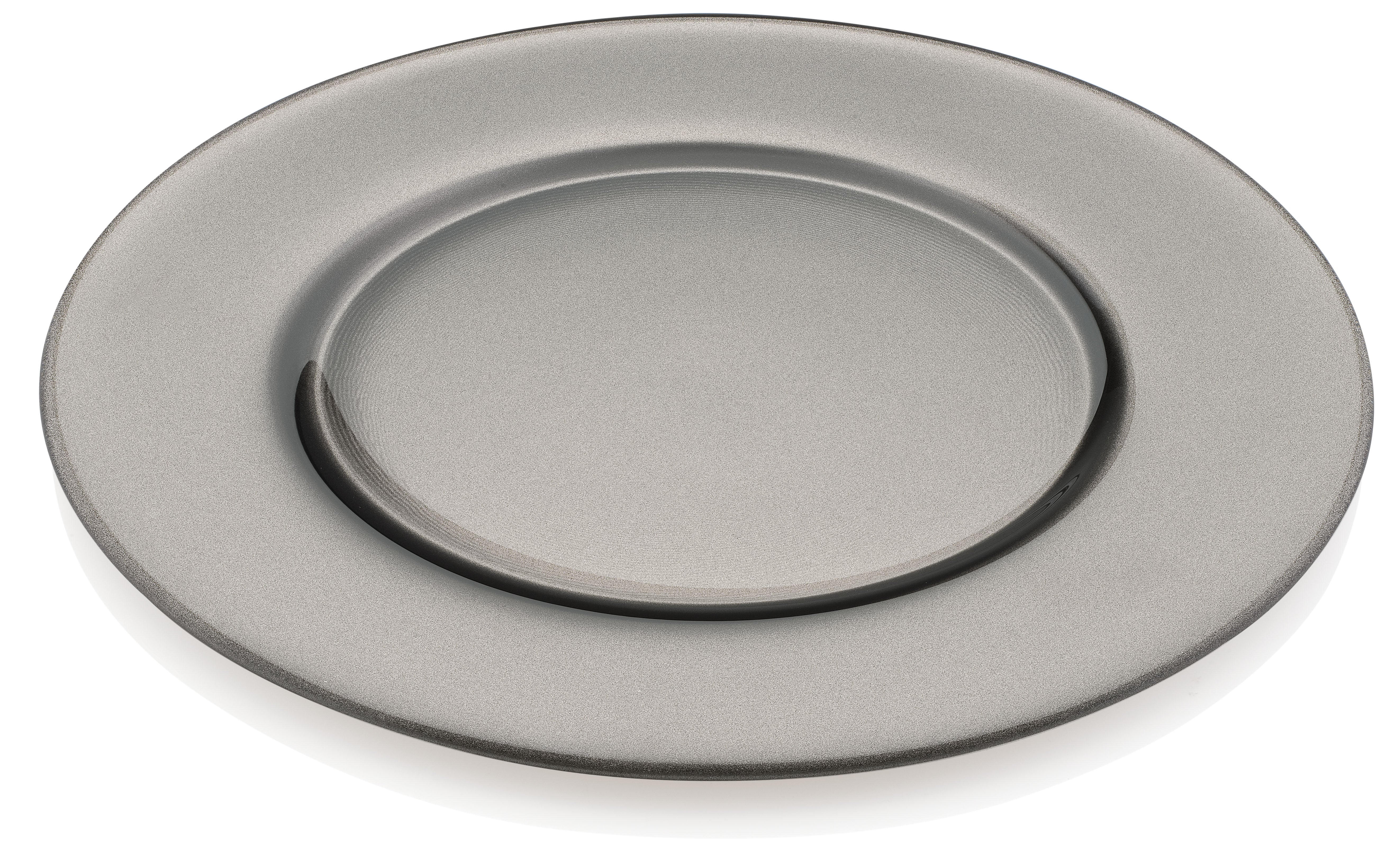 IVV Italian Glass - Aria Charger Plate - Grey