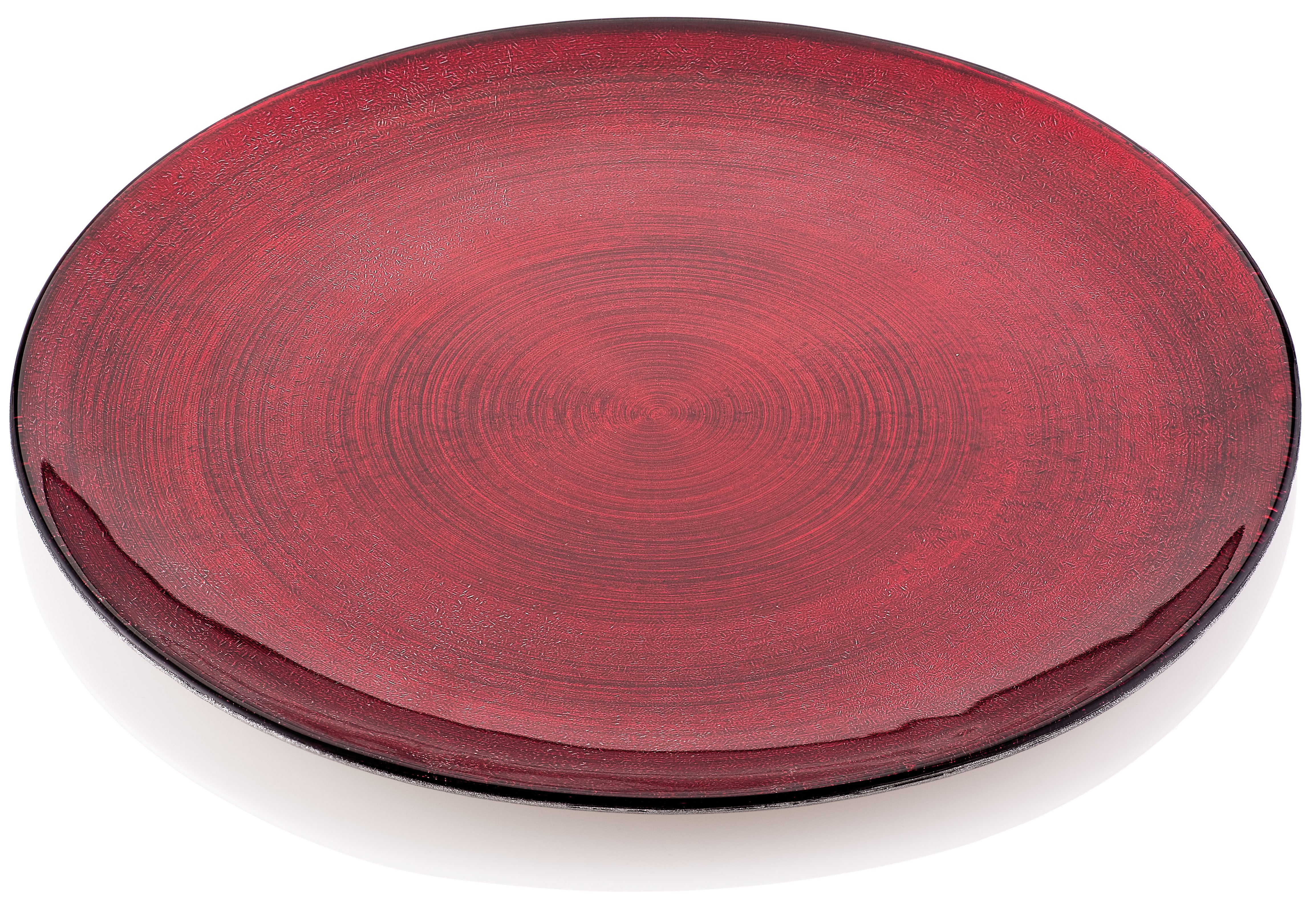 IVV Italian Glass - Bombay Plate - Red