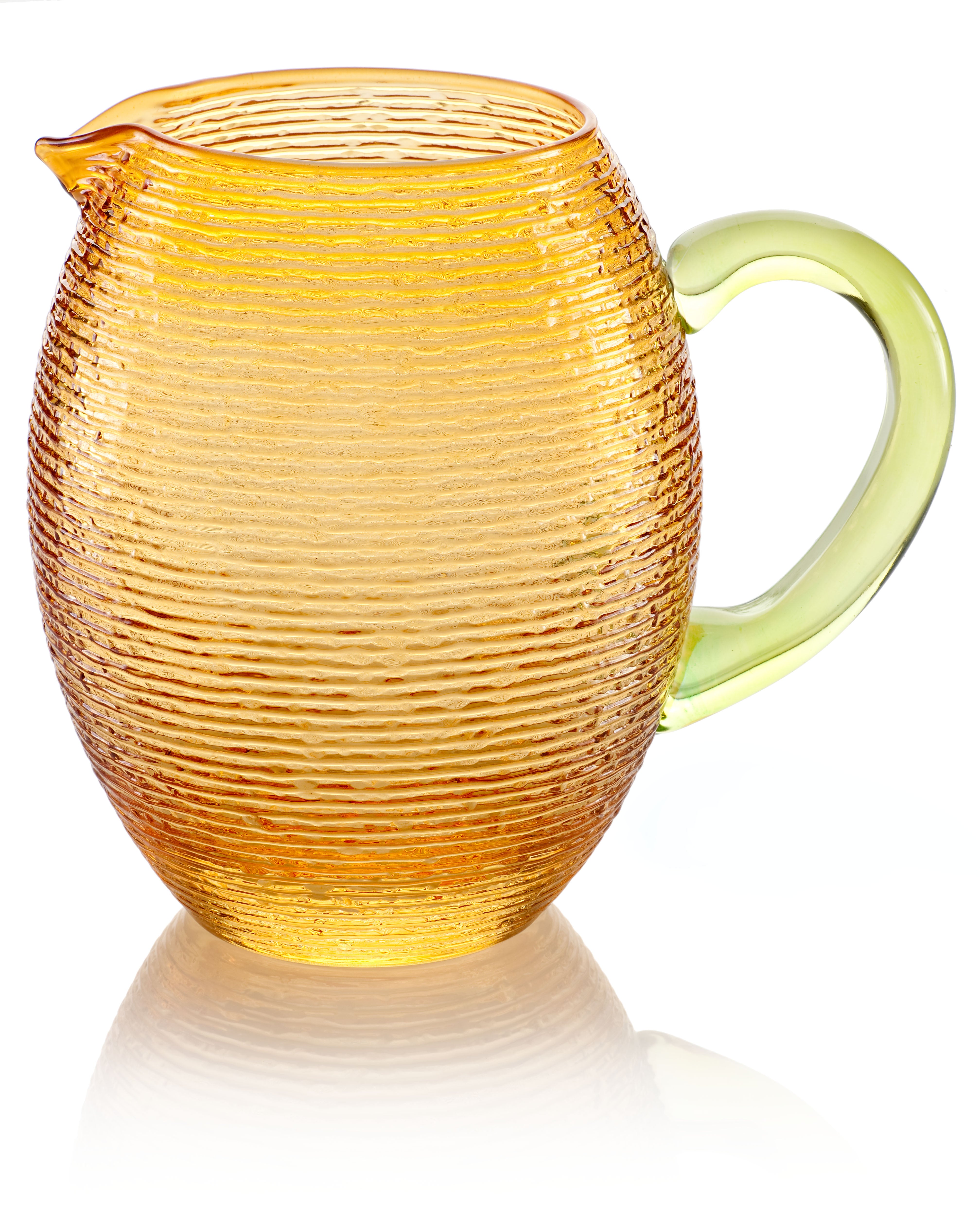 IVV Italian Glass - Multicolour Pitcher - Amber