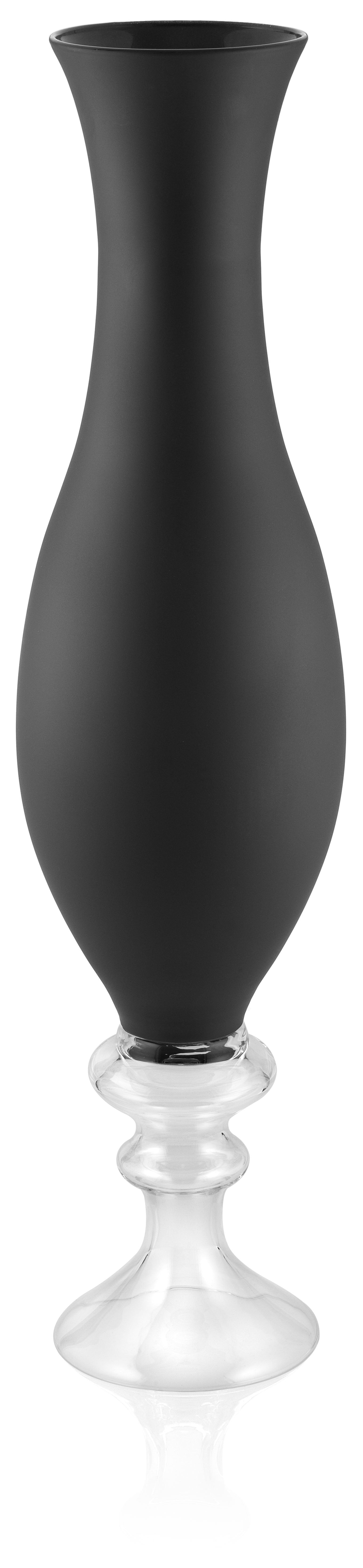 IVV Italian Glass - Duchessa Vase - Black