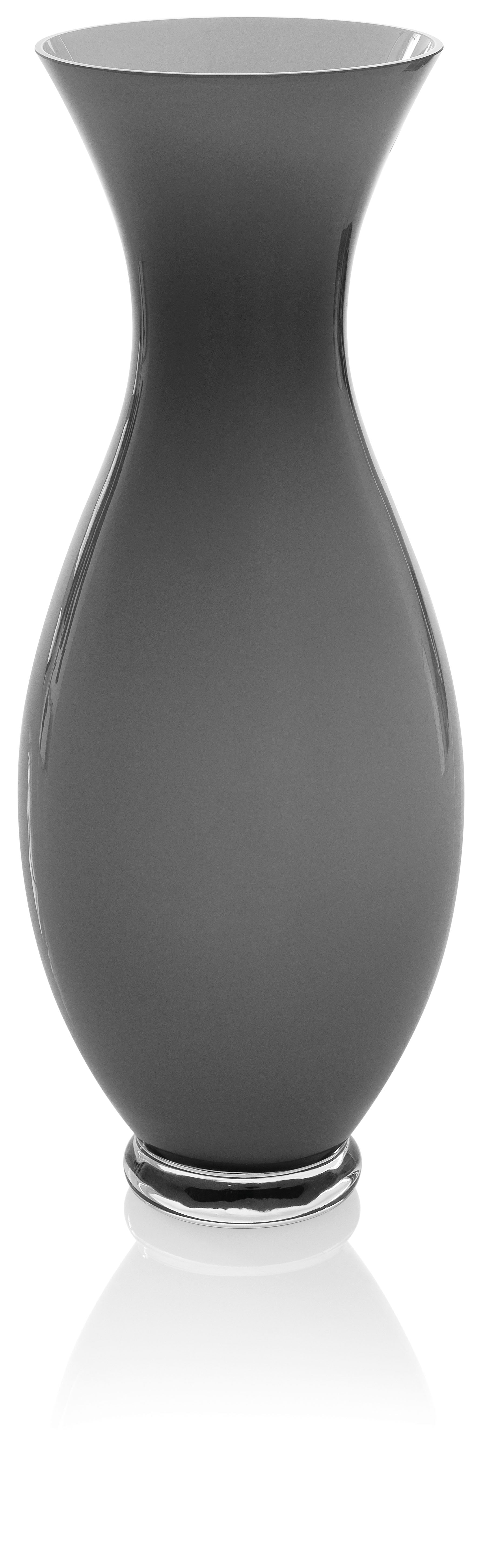 IVV Italian Glass - Apollonia Vase - Grey