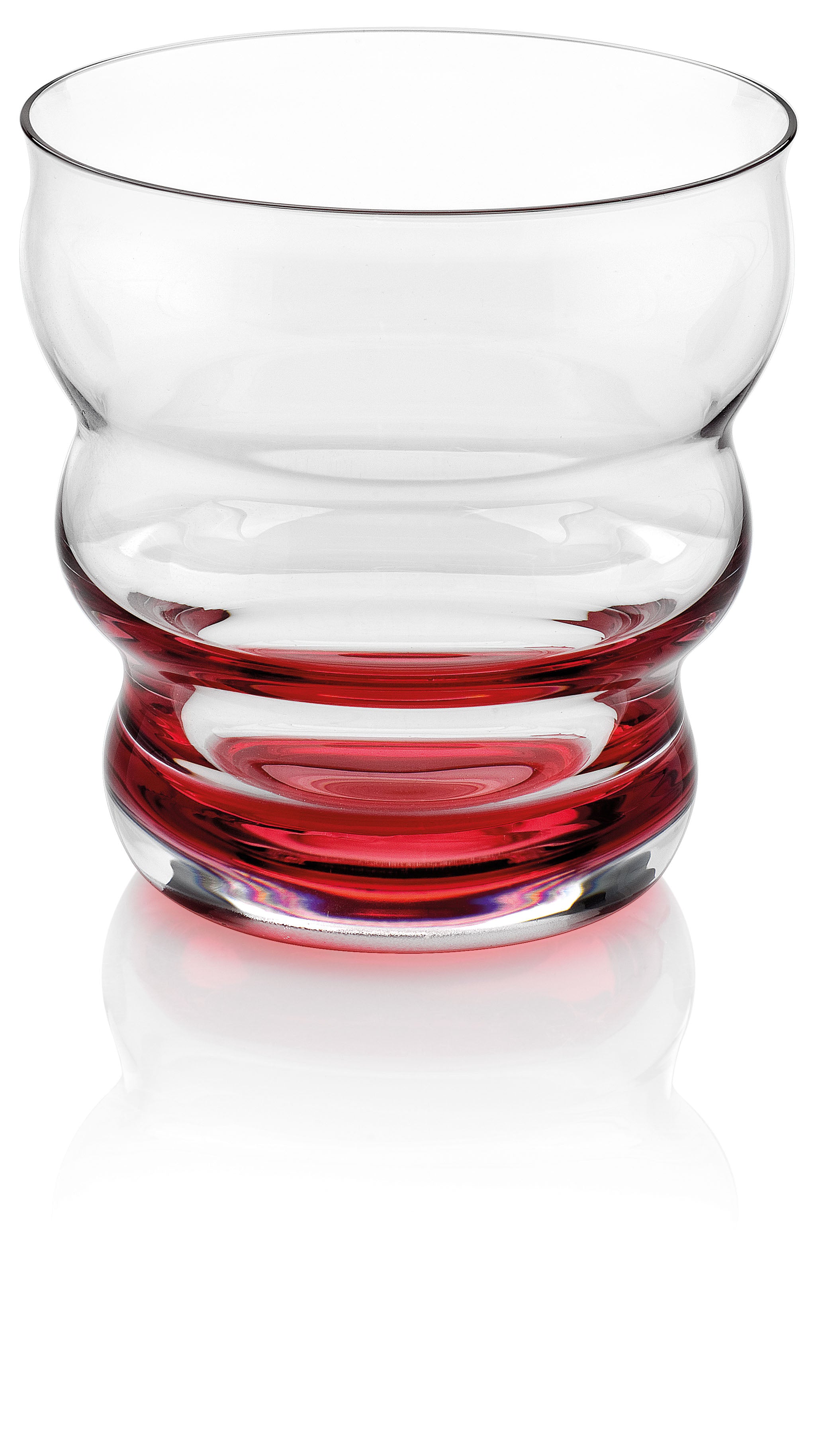 IVV Italian Glass - Magic Water Tumbler - Red