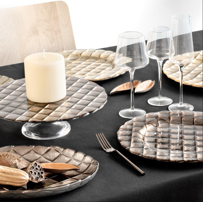 IVV Italian Glass - Velvet Centrepiece - Brown