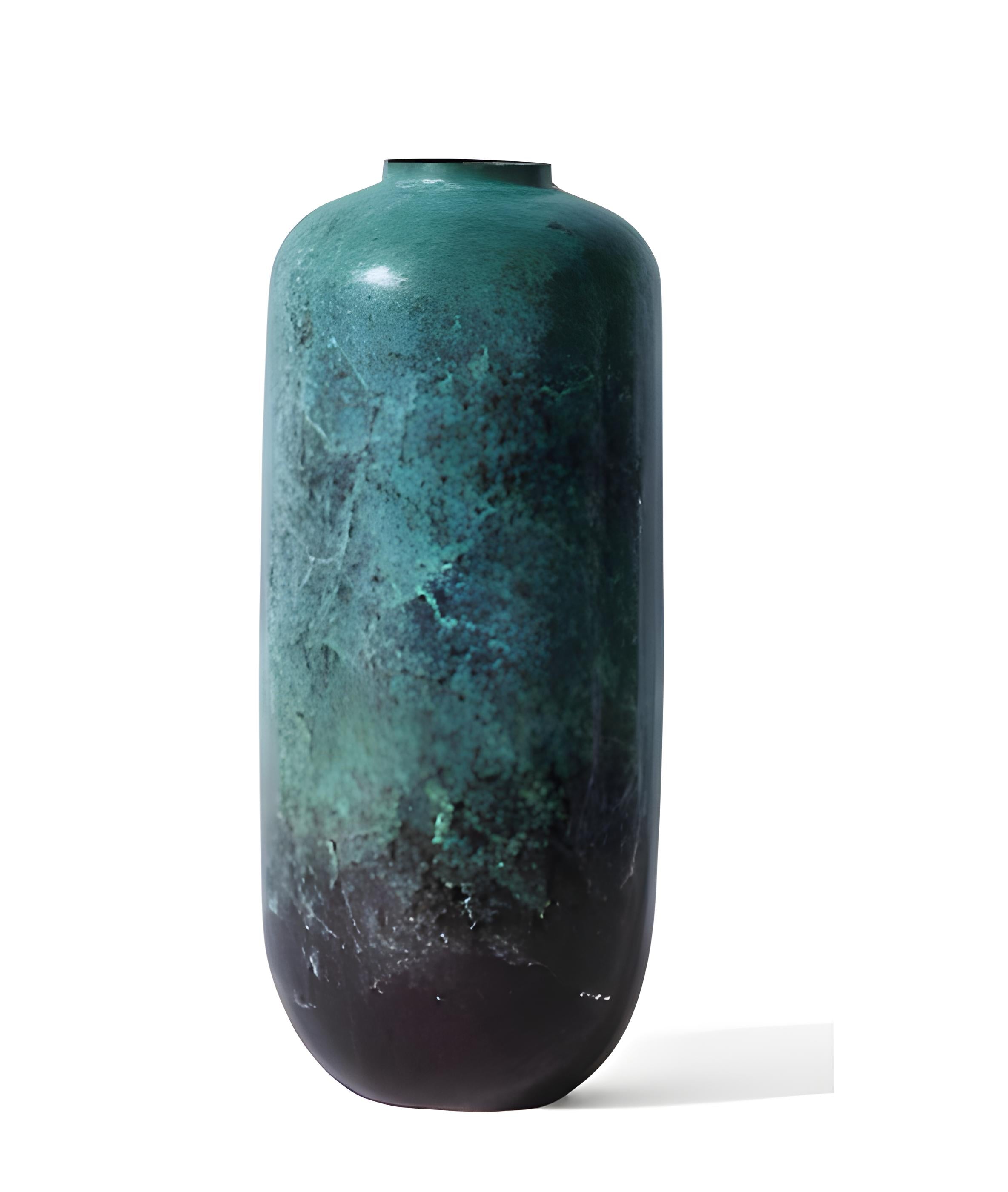 ORIENTO - Copper Vase - Green