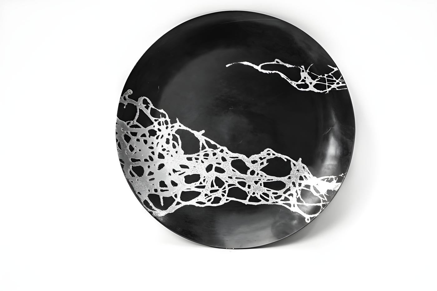 ORIENTO - Copper Tea Tray - Black and White