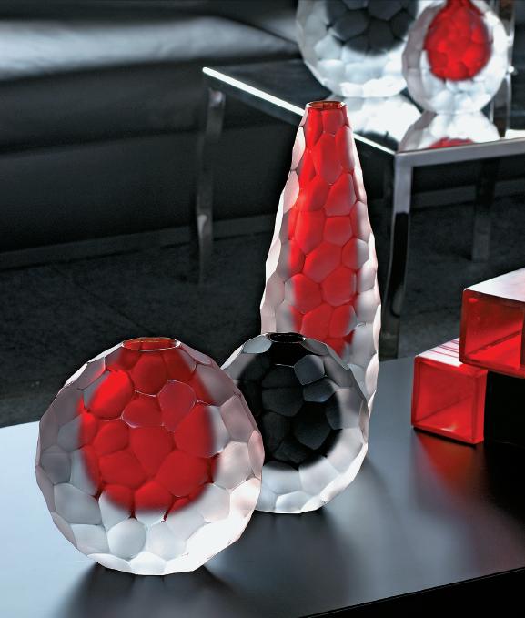 Formia Murano - Invidia Round Vase - Red